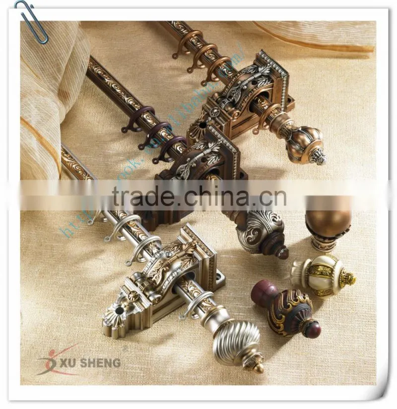 Curtain accessories curtain rod factory,aluminium curtain rod