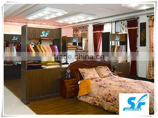 Sunflower hometextile embroider down quilt polyester hotel alternative comforter shell
