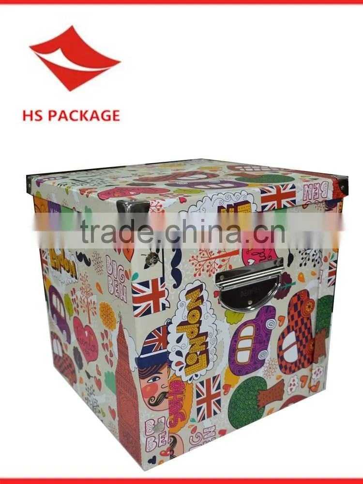 cartoon priting foldable storage box