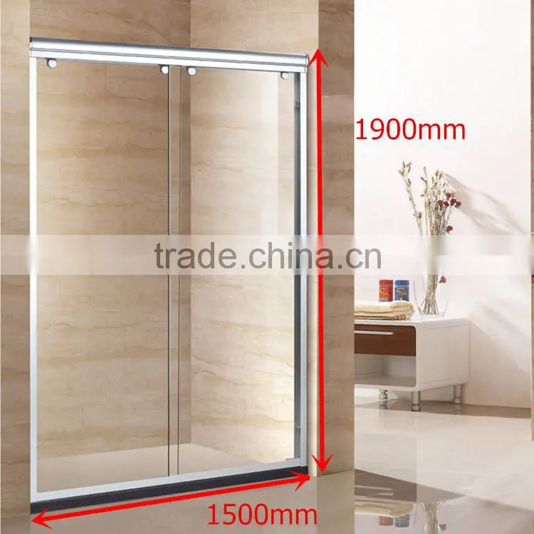 bathtub shower glass screen D11