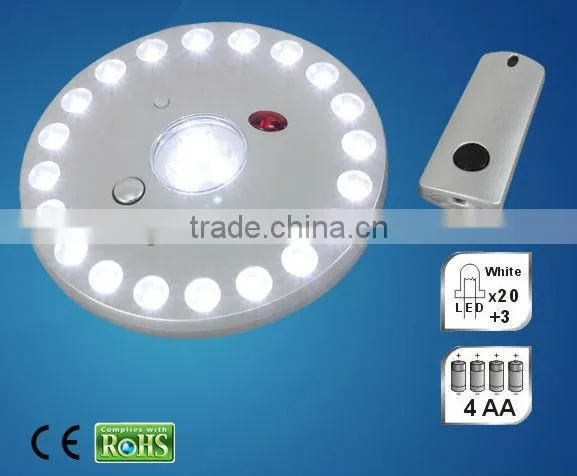 LED tent light with remote control