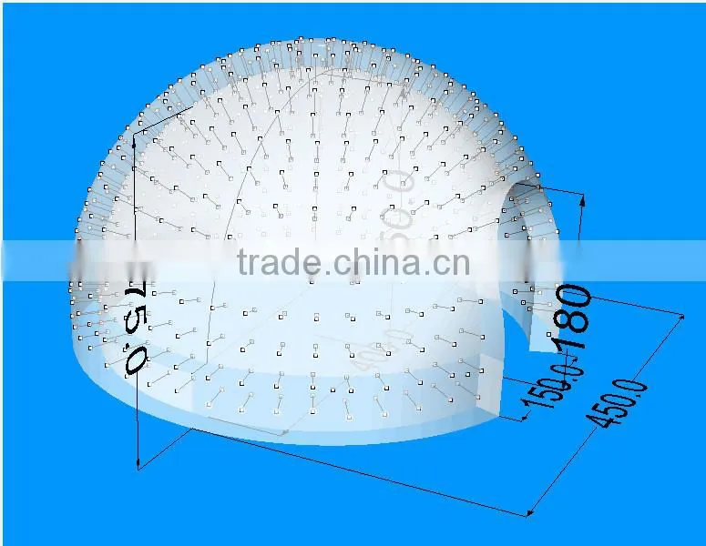 high quality transparent inflatable bubble tent for advertising