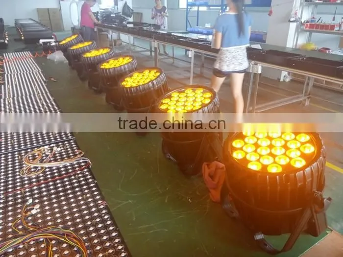 IP65 outdoor led par 64 RGBWAP 6IN1 24*18W led par light led