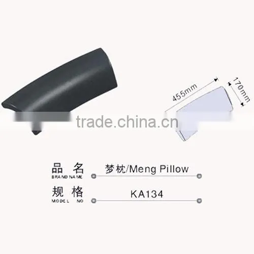 100% Memory Foam Black Bath Pillow And Spa Pillow With Button