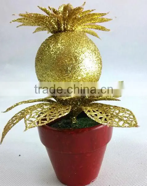 wholesale gitter artificial mini bonsai for decoration