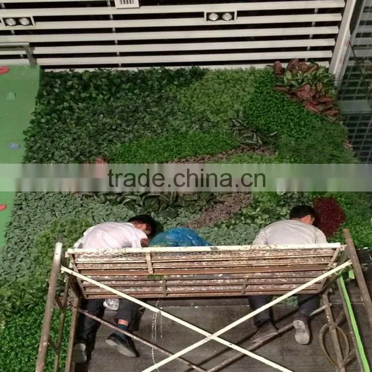 wholesale high quality artificial vertical garden green wall for decoration