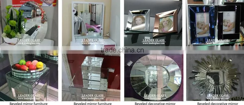 Bespoke Frameless Mirrors With Beveled Edge