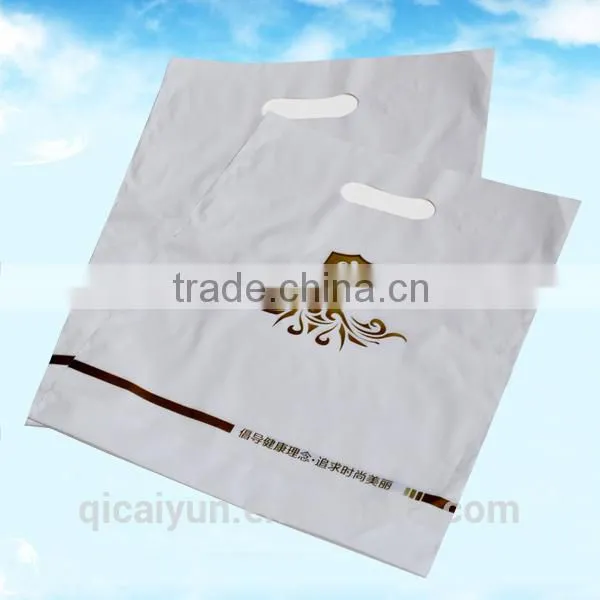 Top quality 100% biodegradable bag black plastic pe shopping bag