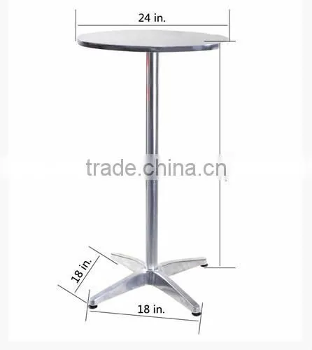 24"*42" round spandex Lycra stretch cocktail table cover