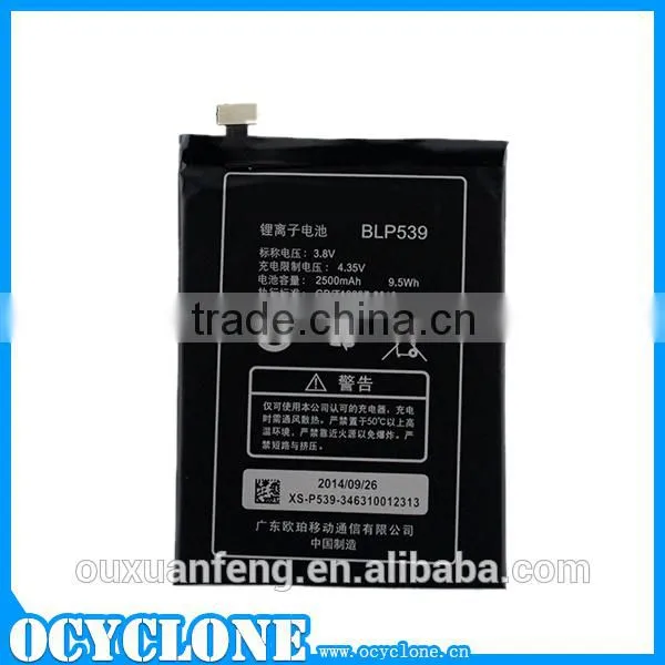 3.8v original phone battery BLP539 for OPPO X909