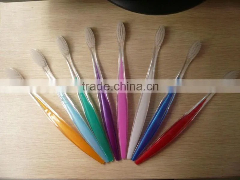 high quality hotel toothbrush manufacturer transparent toothbrush