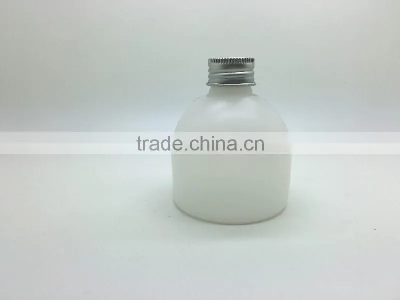 High quality PE bottle for hotel shampoo/80ml empty bottles with aluminum cap/cheap plastic bottle