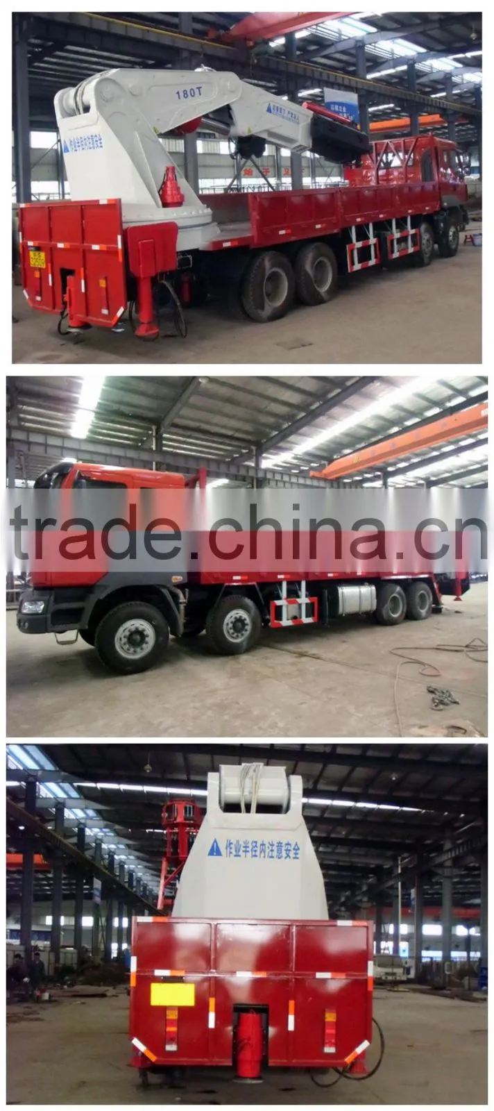 100% Original Top quality four axles High altitude lorry crane Selling price