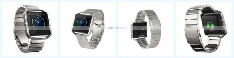 replacement band genuine leather wrist band for Fitbit Blaze