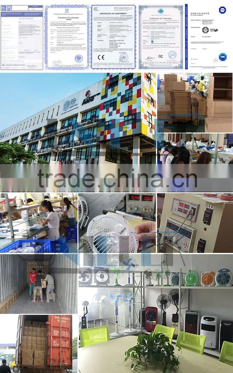 2015 new on sale now electric fans with spray water mist standing fan