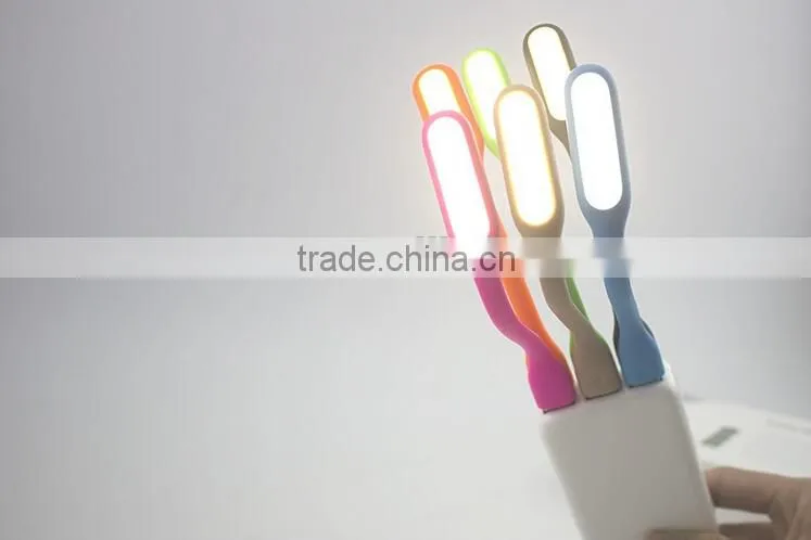 Wholesale Colorful Flexible Mini Portable USB Led Book Lamp