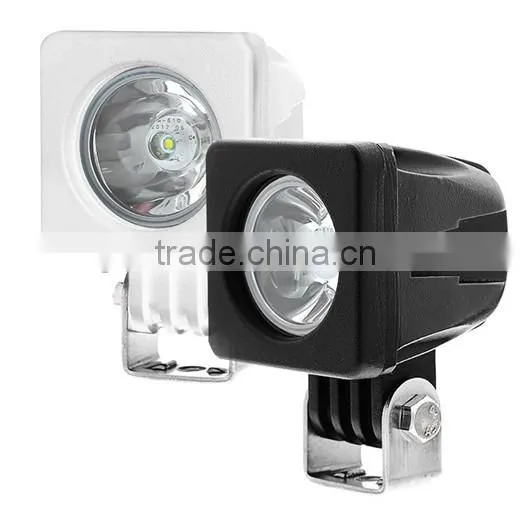 2013 new black led motorcycle auxiliary lights, 10w USA led work light
