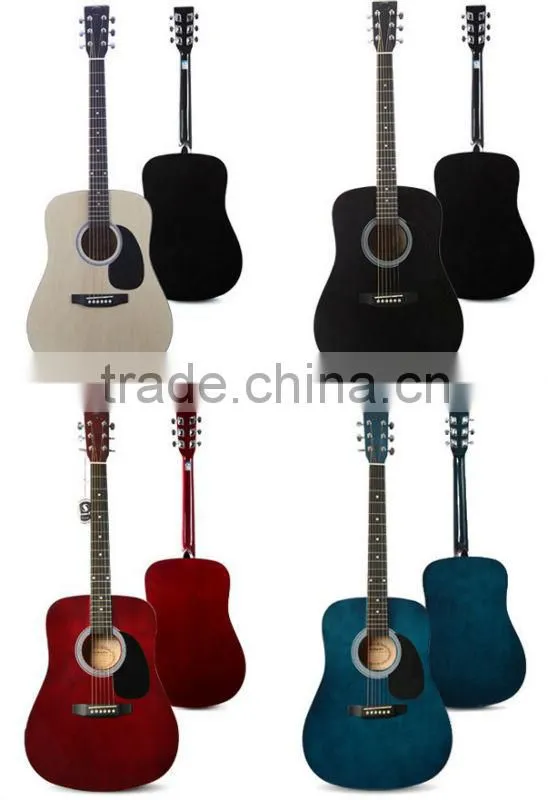 Rosewood fingerboard ash plywood acoustic guitar