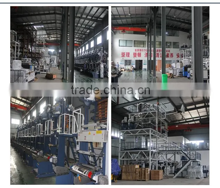 Full Automatic plastic t-shirt Bag making Machine with double lines