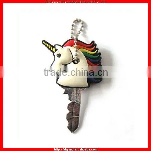 Little Pony 3d soft pvc key cover for promotion gifts (MYD-0923)