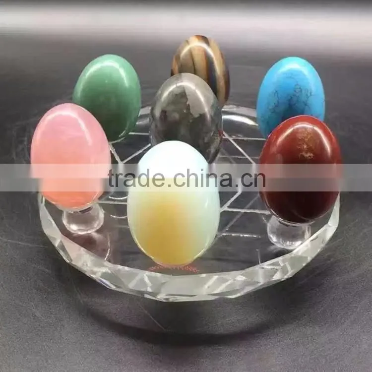 Natural Rock Semi Precious Crystal Stone Chakra Yoni Egg Set