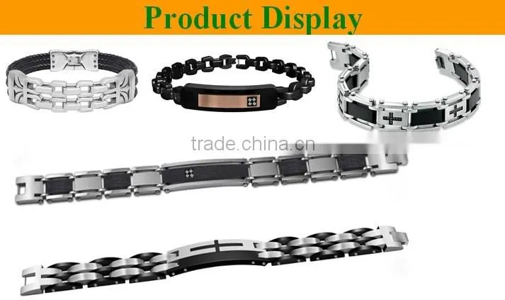 Unique tungsten jewelry magnetic bracelet tungsten carbide bracelet China supplier