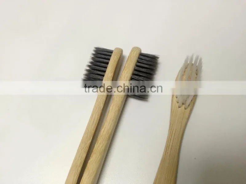 HOT ON AMAZON Charcoal Bristle Bamboo wood Toothbrush