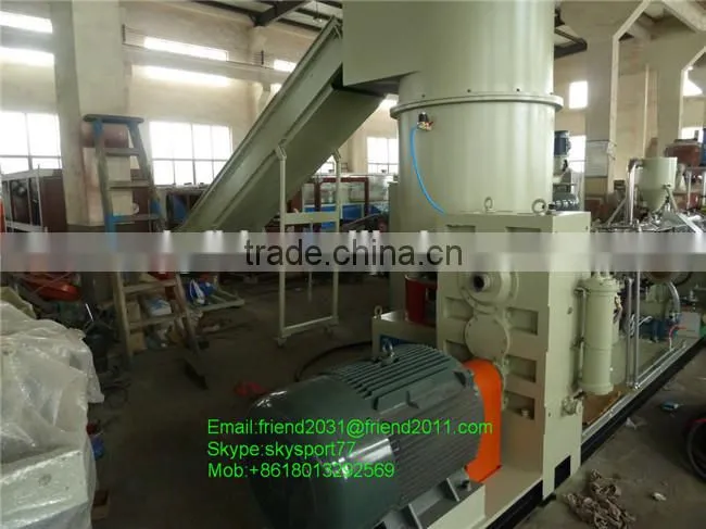 Water ring two stage pelletizing line