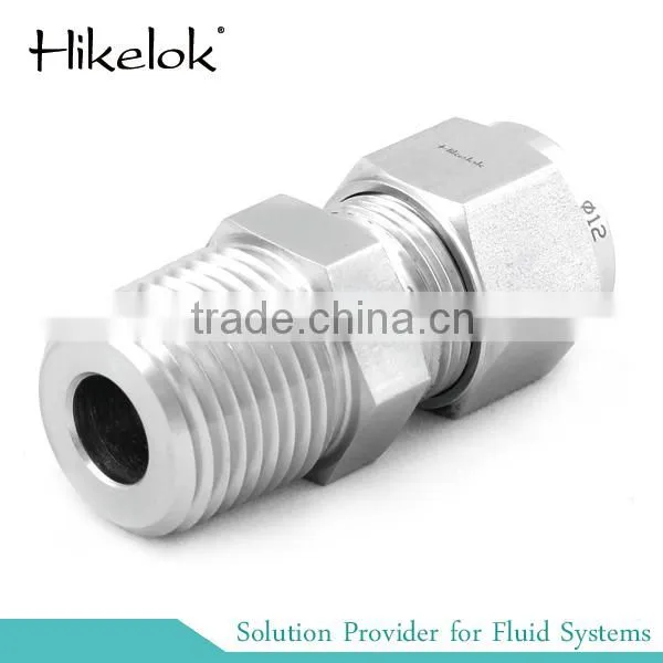 Super duplex 2507 Titanium aluminum Brass 6000 psi 2mm 3mm 4mm 6mm 8mm 10mm 12mm 14mm straight male connector