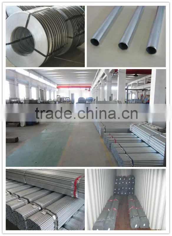 hot dip galvanized UL797 emt conduit pipe