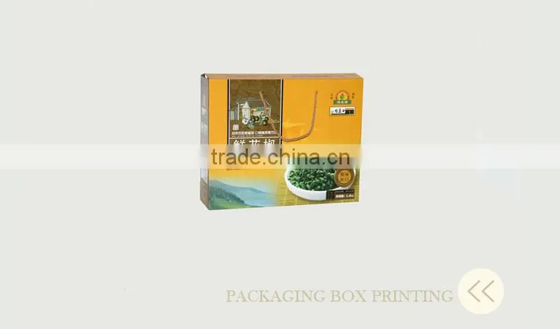 Packaging Box Printing with Portable Rope