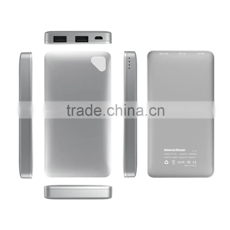 Super slim Large Capacity 9V/12V Power bank QC 2.0 10000mAh Li-polymer battery for Samsung