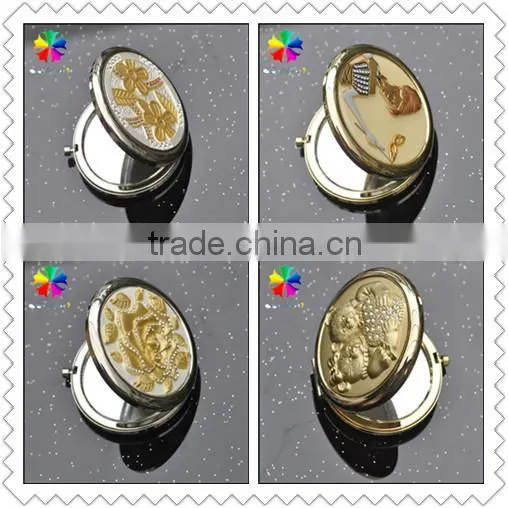 metal make up mirror, tinplate mirror, fashion light makeup mirror