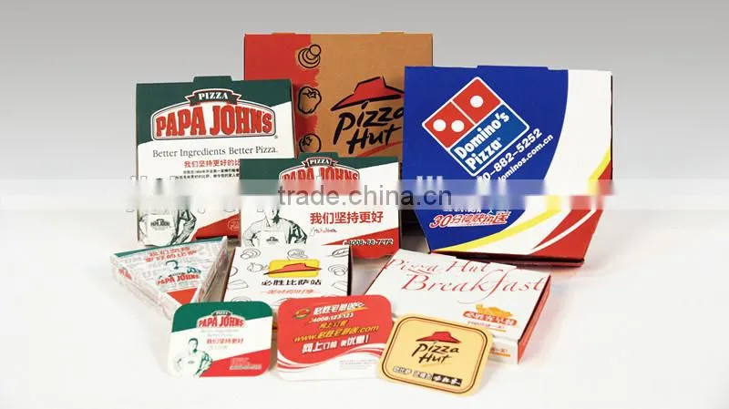 Customized popular inch Pizza box