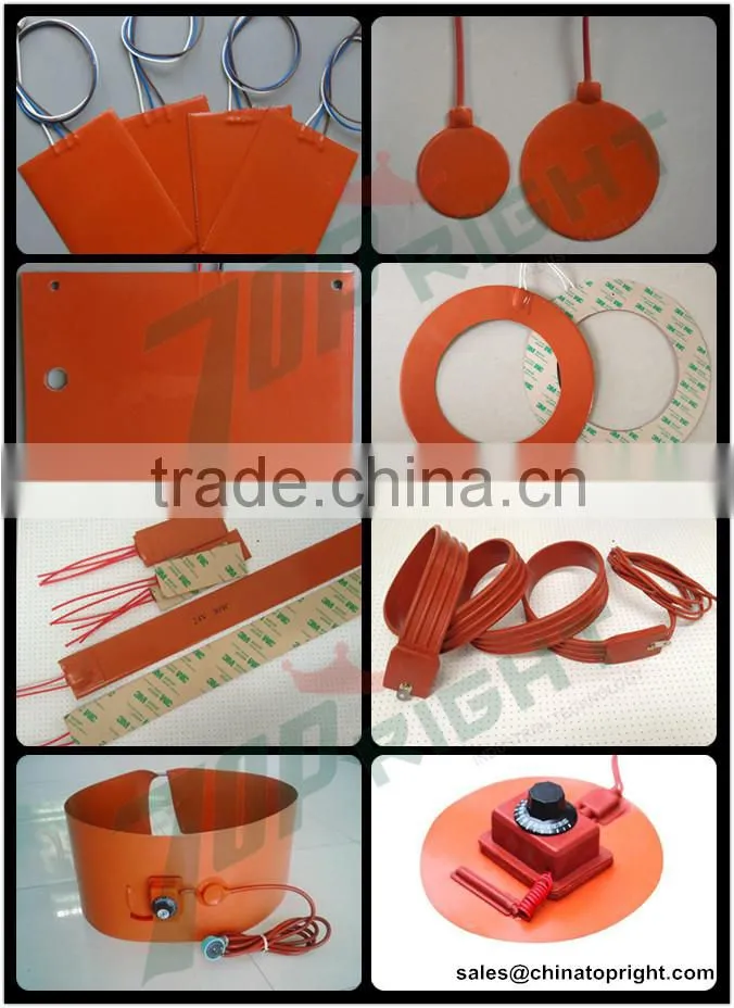 Factory direct sale rubber wrap for silicone rubber flexible insulation drum heater