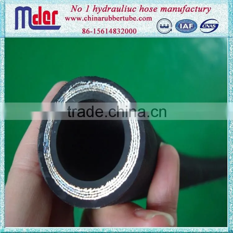 4sh hose according standard DIN hoses en856 hot sale china supplier black rubber hose