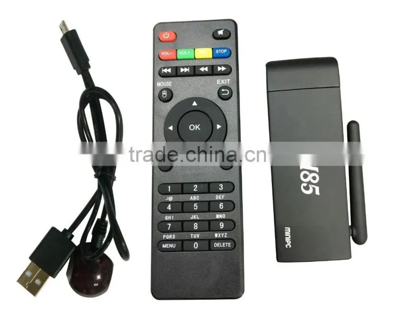 M85 android 4.4 amlogic s805 quad core fire stick android dongle remote