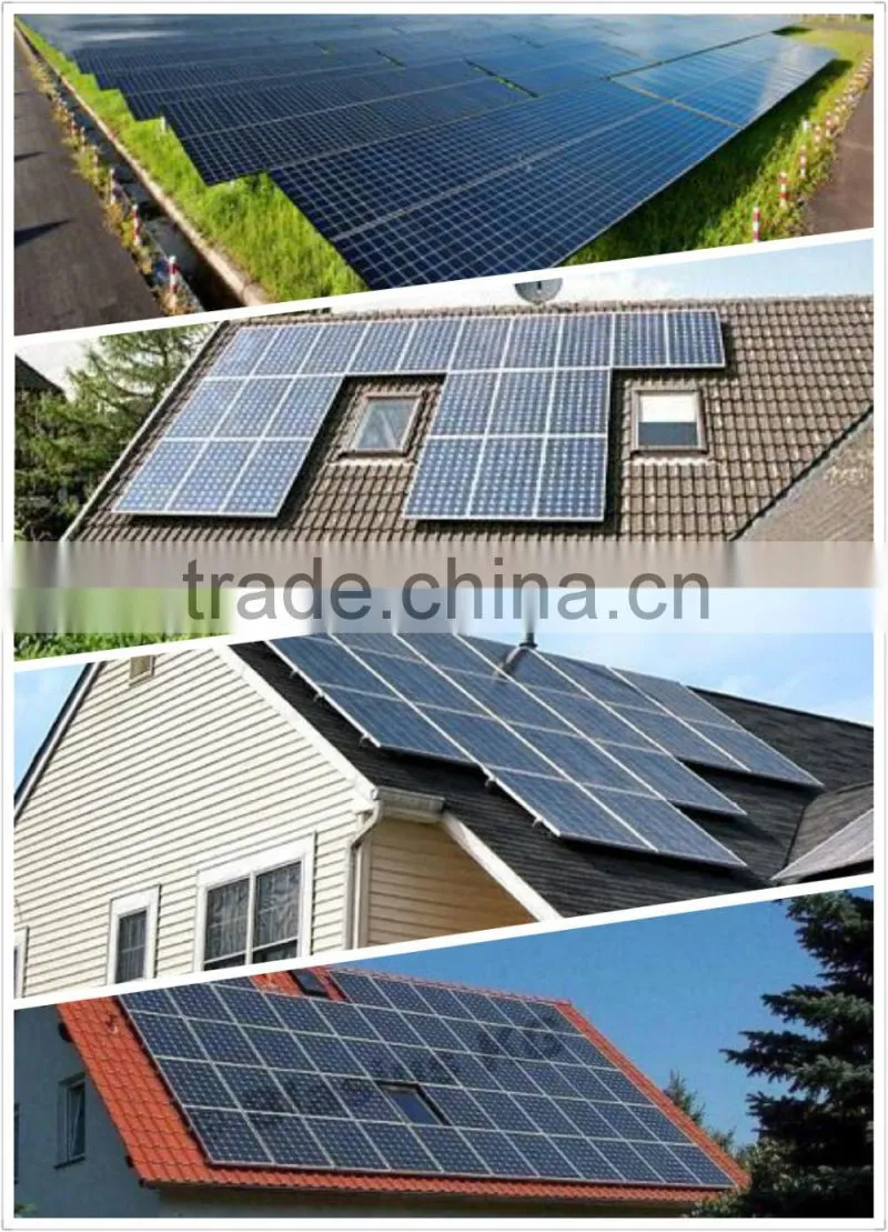 Renjiang solar energy system for home grid tied 6000w solar power system