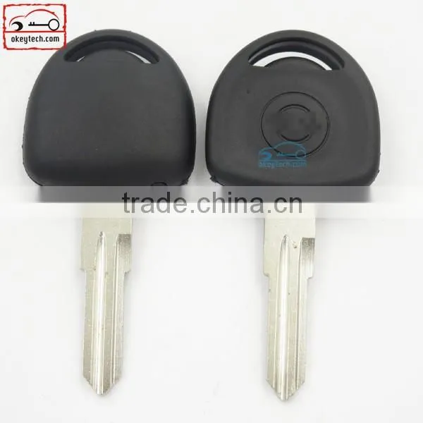 Okeytech Opel transponder chip key shell blank with left blade with logo transponder chip key blank opel car key case