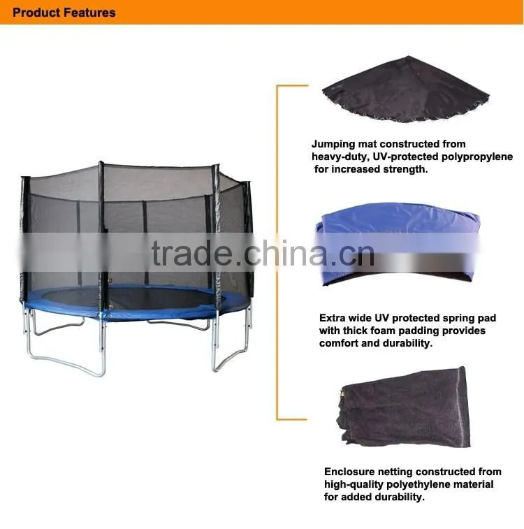 8ft Super Fun Trampoline for Children Exercise