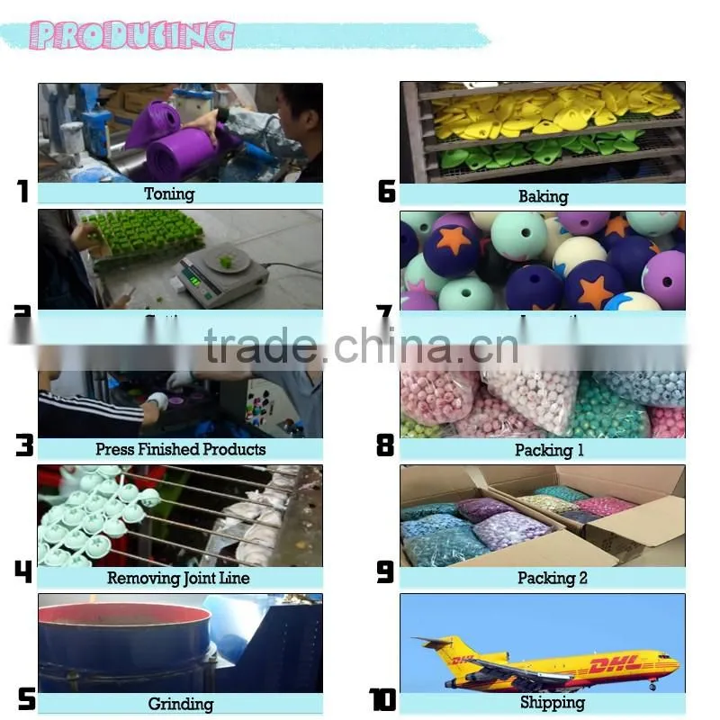 BODA first hand silicone teething toys silicone teething necklace