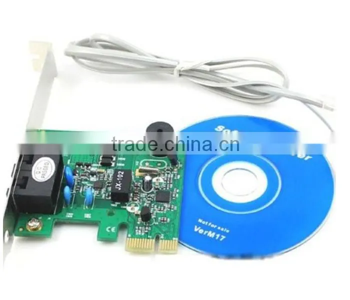 PCI-E Express 56K Internal Data/Fax Modem for Windows XP Vista Win7/8 32/64 bit