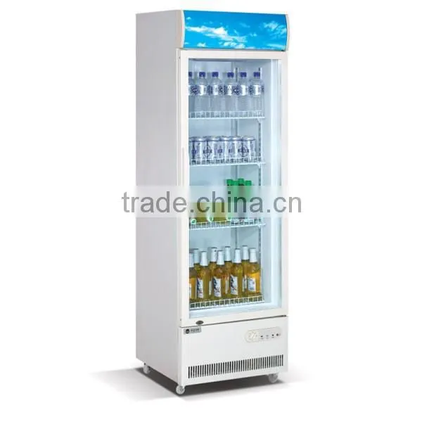 360L Free standing Large compressor energy drink display cooler