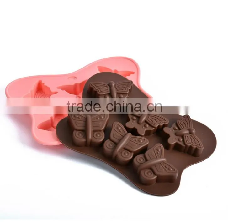 Animal silicone ice cube tray mini butterfly shaped ice maker
