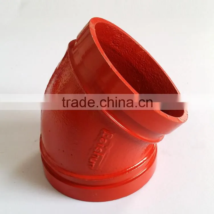 11.25 degree grooved elbow