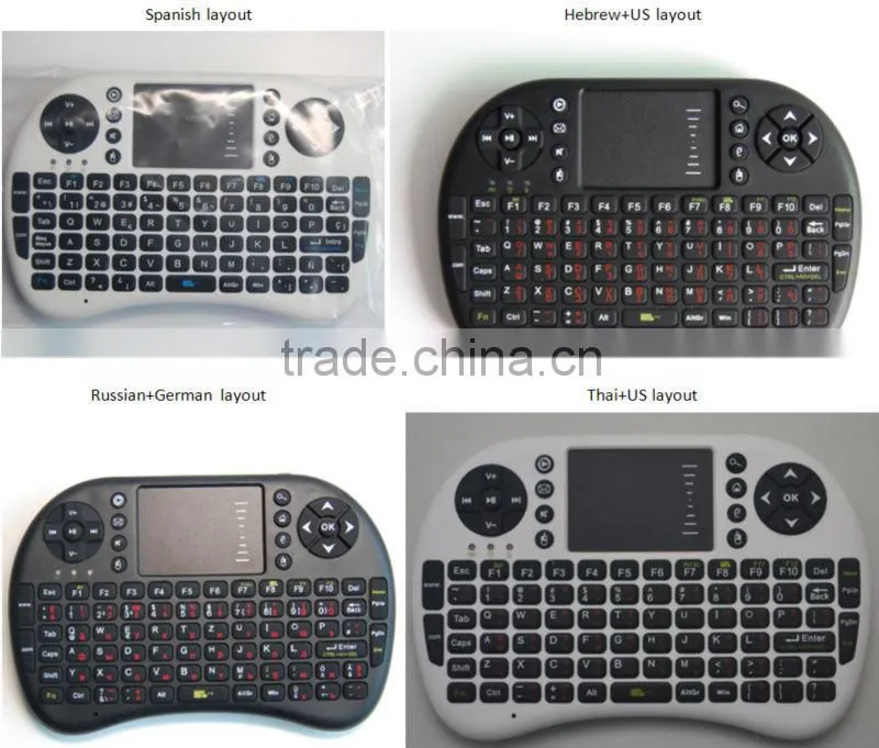 Thai and English Letters USB Silicon Keyboard with Mouse and Touchpad Combo