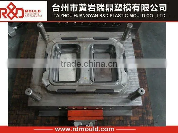 Disposable plastic food container mould/ multi-compartment food container mould