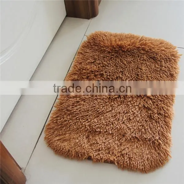 100% polyester microfiber plush carpet tile christmas decoration