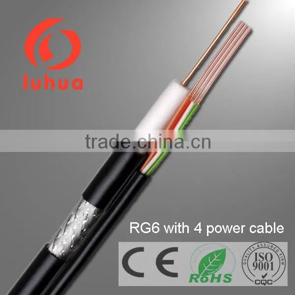 RG6 + 4C Wire Coaxial Cable