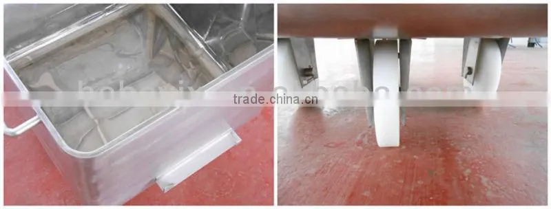 Vegetable & Fruit Skip Car / Container Stainless Steel SUS 304